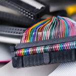 Image of multi-coloured cables