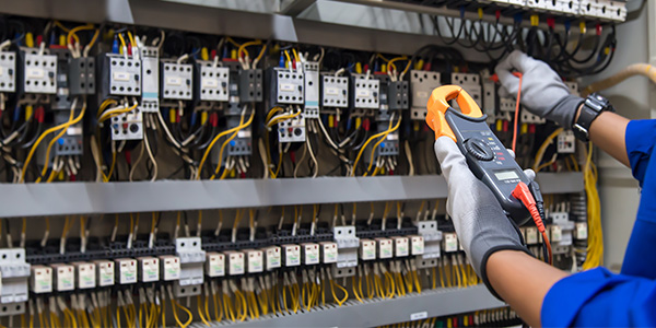 A Control Panel being tested